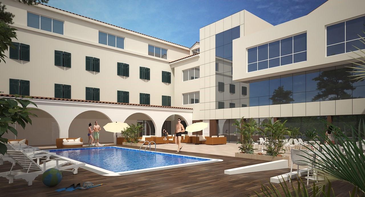 Hotel Borovnik Tisno Exterior photo